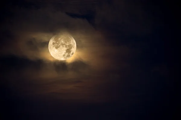 Бурштин місяць — стокове фото