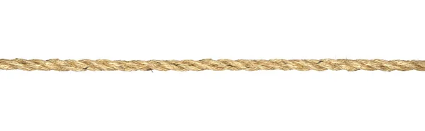 Cuerda de manila retorcida aislada en blanco —  Fotos de Stock
