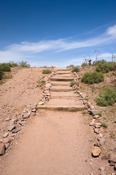 土と石の階段 — ストック写真