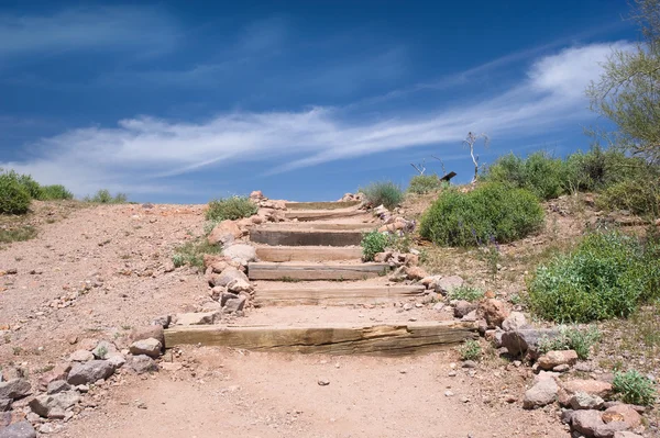 Treppen in der Wüste — Stockfoto