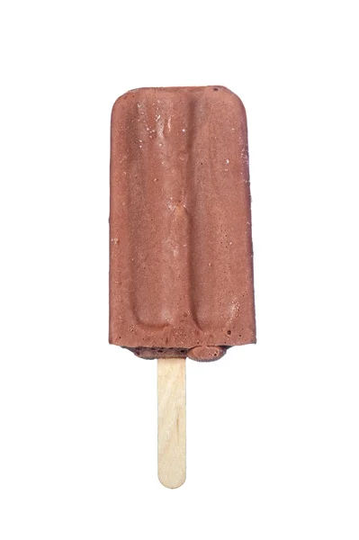 Fudge popsicle isolerad på vit — Stockfoto