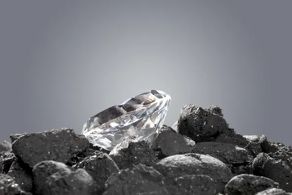 Gyémánt a durva Stock Kép