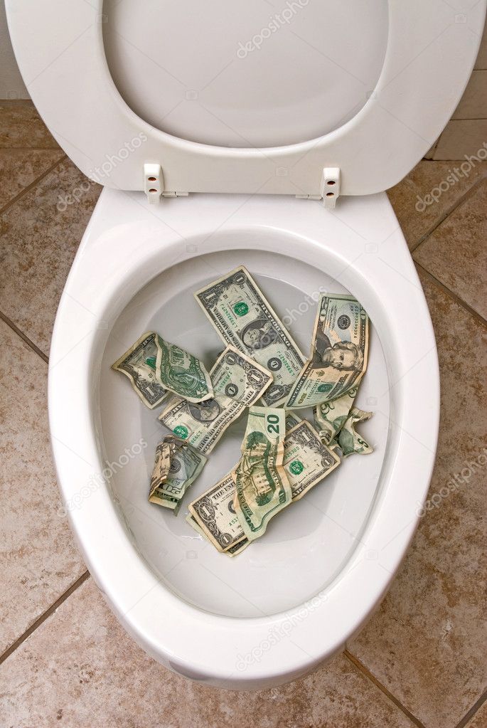 Dollar Bill Toilet Seat 