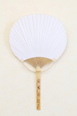 Japanese paper fan clipart