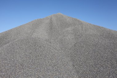 Gray gravel mound clipart