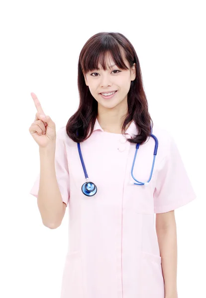 Unga asiatiska kvinnor sjuksköterska — Stockfoto