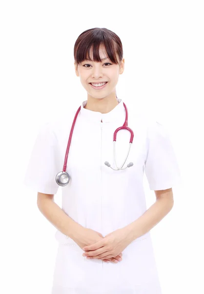 年轻的亚洲女性护士 — 图库照片