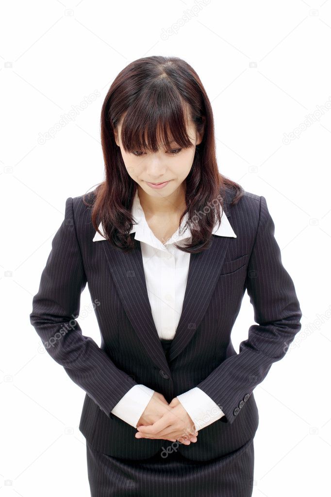 Young asian business woman