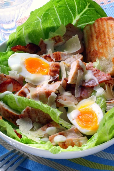 Salată de pui Cezar — Fotografie, imagine de stoc