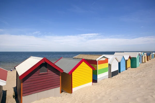Scatole da spiaggia Melbourne — Foto Stock