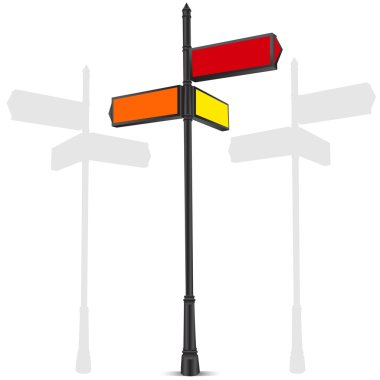 Guide sign clipart