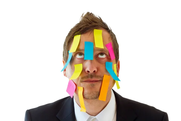 Postit face — Stock Photo, Image