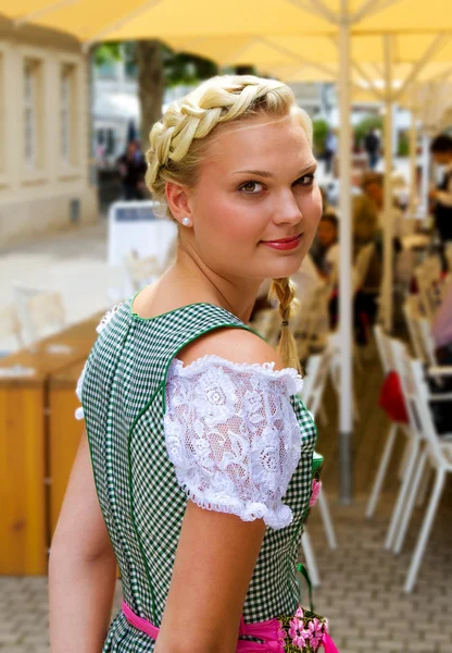 Young girl in a dirndl — Stock Photo, Image