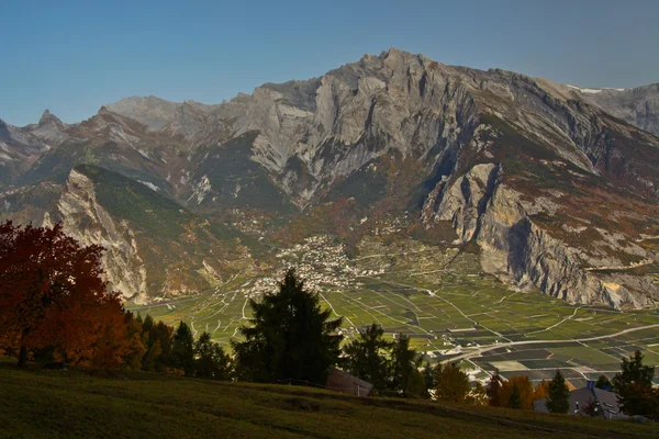 秋天的瑞士阿尔卑斯山 — 图库照片