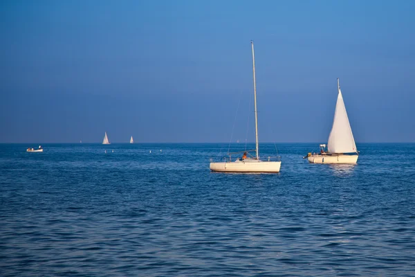 stock image Sailboats in a lake