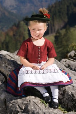 Bavarian toddler clipart