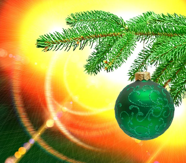 Tak van de kerstboom — Stockfoto
