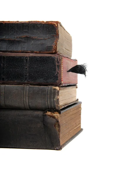 Stapel oude boeken — Stockfoto