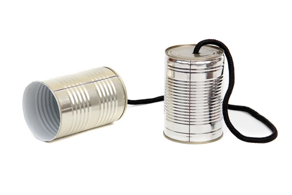Can telephones — Stock Photo, Image