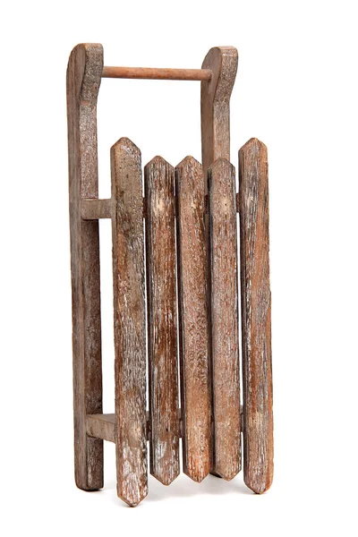 Alter Holzschlitten — Stockfoto