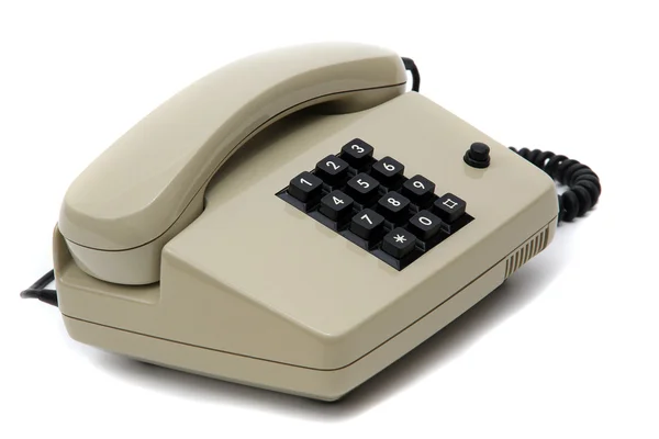 Grey telephone — Stock Photo, Image