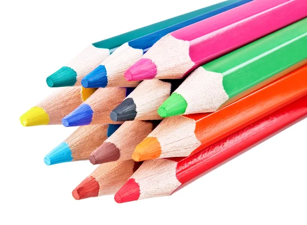 Coloured pencils close-up — Stock Photo, Image