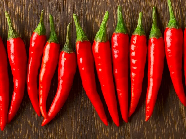 Asiatiska röd chili padi — Stockfoto