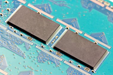 8 gigabytes memory modules SMD Single State Drives - SSD clipart