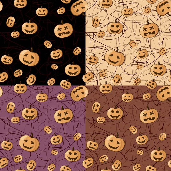 Patrón Halloween — Vector de stock