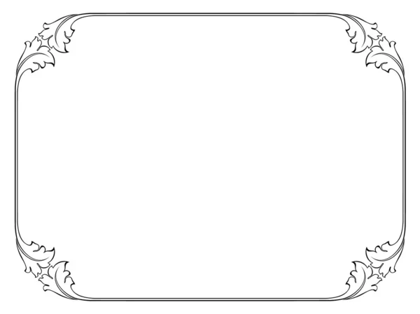 简单装饰装饰框架 — 图库矢量图片