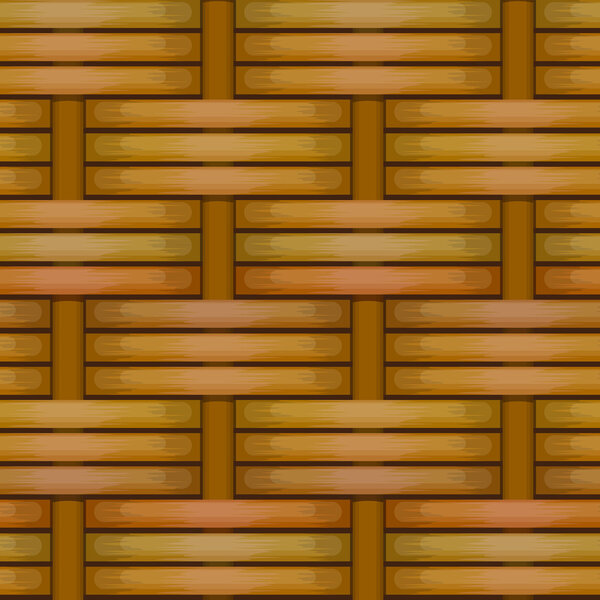 Плетеная корзина плетения рисунок бесшовной текстуры
