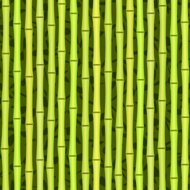 Seamless green bamboo texture