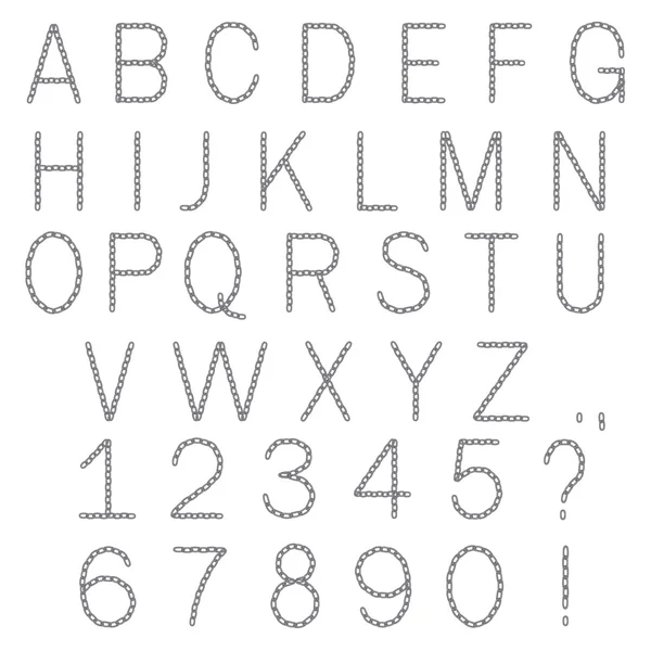 Изолированные буквы алфавита ABC — стоковый вектор