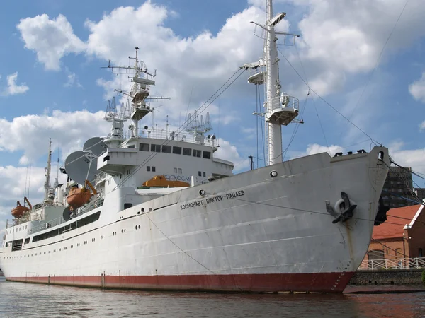 Kaliningrad, Russia. Research vessel "Cosmonaut Victor Patsaev" — Stock Photo, Image