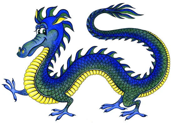 Веселий водний дракон - символ 2012 року — стокове фото