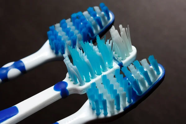 Cepillo de tres dientes — Foto de Stock