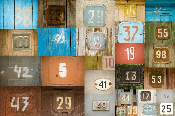 stock image Old numbers