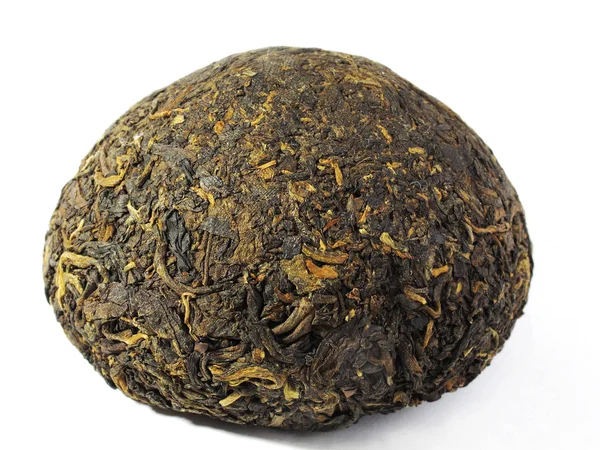 stock image Black tea puerh