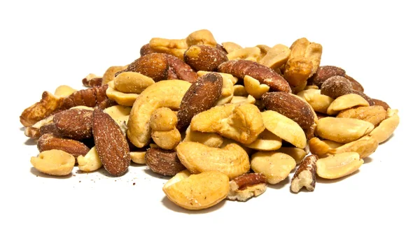 Mixed nuts isolated — Stock Photo, Image