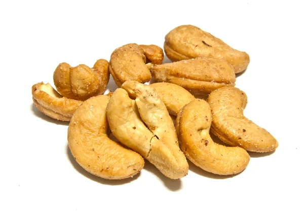 Group of cashews isolated — Stock Photo, Image