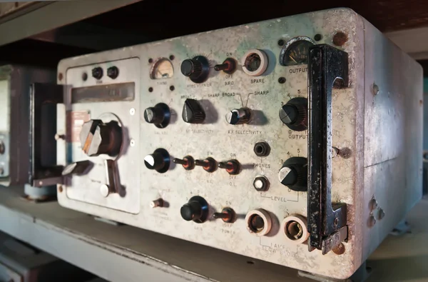Rádio militar vintage — Fotografia de Stock