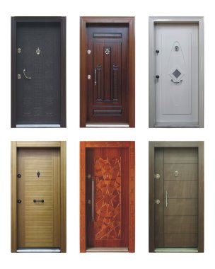 Wood door clipart