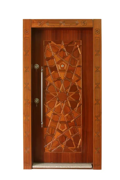 Ξύλινη πόρτα — Φωτογραφία Αρχείου