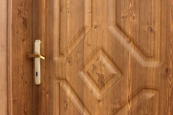 Дерев'яних дверей — стокове фото