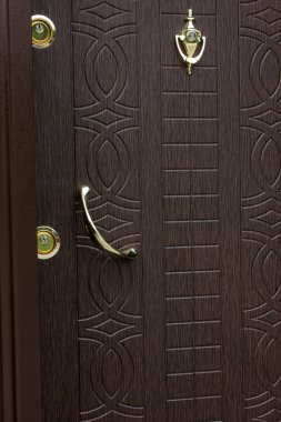 Wood door clipart