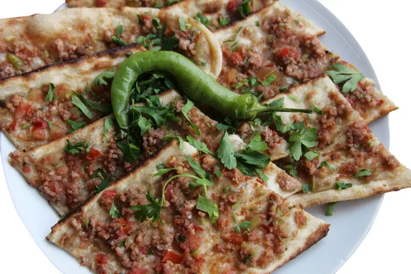Turkish pizza — Stock Photo, Image