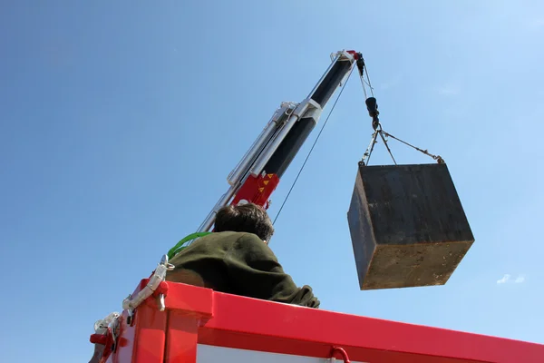 stock image Hoisting crane