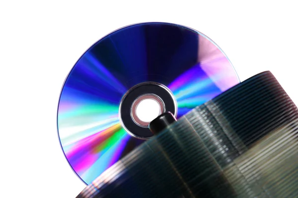Cd of dvd branden — Stockfoto