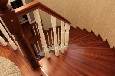 Wooden stairs clipart