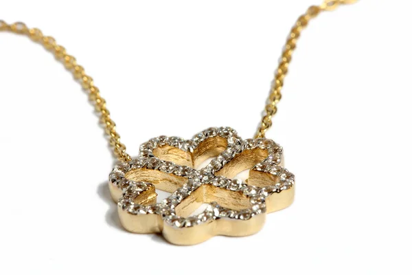 Золотое ожерелье — стоковое фото